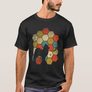 Retro Vintage Pomeranian Hunde und süße Tiere  4 T-Shirt