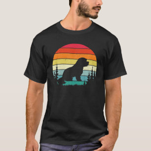 Retro Vintage Pudel-Hundefreunde-Geschenk Männer F T-Shirt