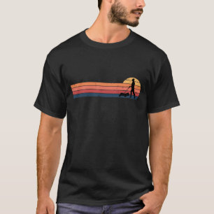 Retro Vintage Rasenmäher Männerwächter Rasenmäher T-Shirt