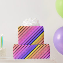 Retro Vintage Regenbogenstreifen