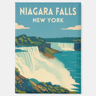 Retro Vintage Reise Niagara Falls New York Magnet