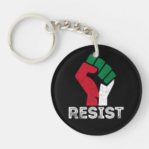 Retro Vintage Resist Palestine drapeau de poing Li