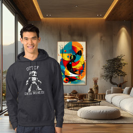 Retro - Vintage Roboterhoodie Hoodie