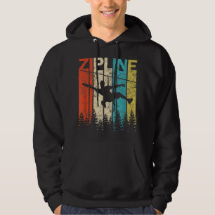 Retro Vintage Seilrutsche Grafik GS20 Hoodie