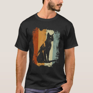 Retro Vintage Singapura Katze T-Shirt
