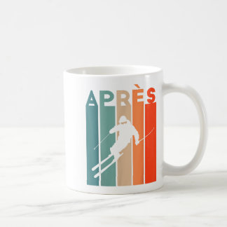 Retro Vintage Skifahren Skifahrer Retro Vintage Ap Kaffeetasse