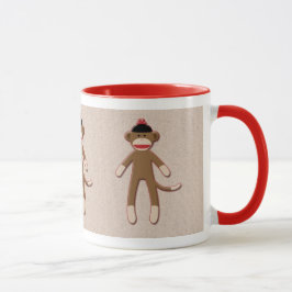 Retro Vintage Socke-ähnliche Affe-Tasse Tasse