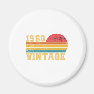 Retro Vintage Sonnenuntergang 1960 Geburtstag    Magnet