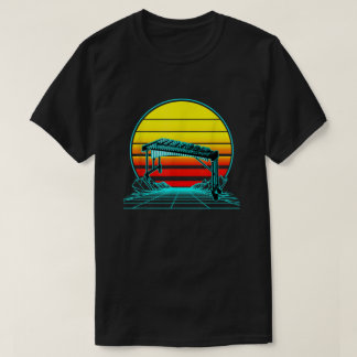 Retro Vintage Sonnenuntergang Xylophon T-Shirt