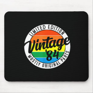 Retro-Vintage-Sonnenuntergangs-Geburtstags-coole-l Mousepad