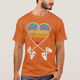 Retro-Vintage-Spielecontroller Herz Gamer-Geschenk T-Shirt