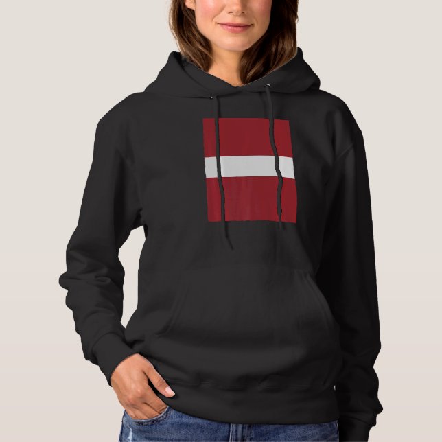 Retro-Vintage Staatsflagge Hoodie (Vorderseite)