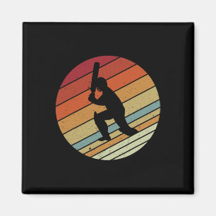 Retro-Vintage-Stil Sport Cricket Geschenke für Jun Magnet