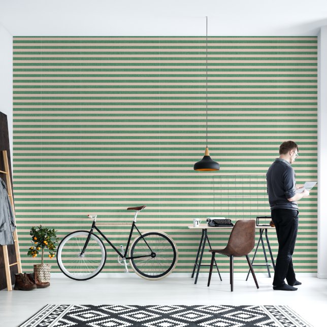 Retro vintage striped pattern wallpaper. tapete (Wohnbereich)