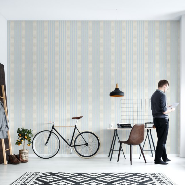 Retro vintage striped pattern wallpaper. tapete (Wohnbereich)