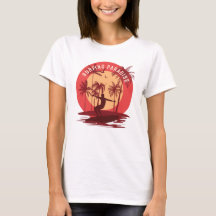 Retro-vintage-Surfparadies-T-Shirt