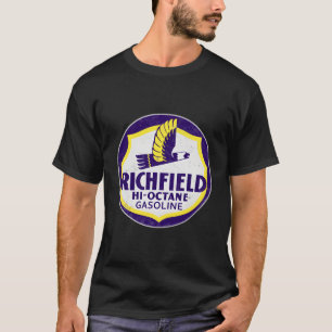 Retro Vintage Tankstelle Benzinmotor Öl Lubri T-Shirt