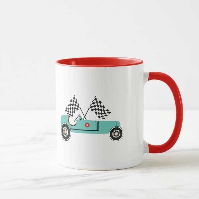 Retro Vintage Tasse des laufenden Autos Kinder (Rechts)