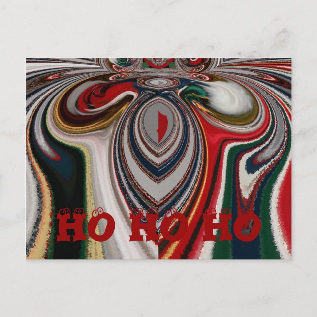 Retro Vintage Textur Abstrakte Kunst drucken Postkarte (Vorderseite)
