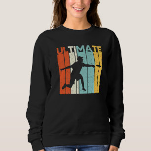 Retro Vintage Ultimate Frisbee Flugdiscus Frisbee Sweatshirt