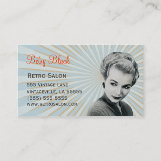 Retro Vintage Visitenkarte