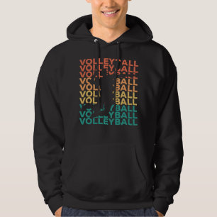 Retro Vintage Volleyballgeschenke für Volleyball Hoodie