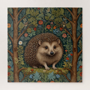 Retro Vintage Wälder Igel Wälder botanischen