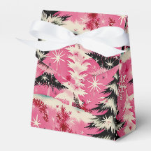 Retro Vintage Weihnachten: 1950er rosa Weihnachten