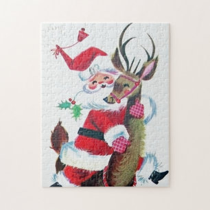 Retro Vintage Weihnachten Santa Claus