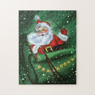 Retro Vintage Weihnachten Santa Feiertag