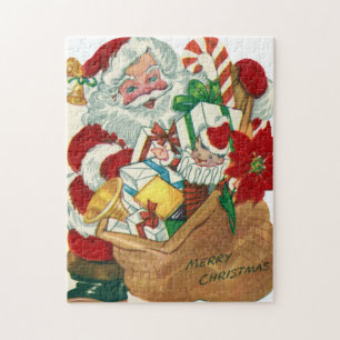 Retro Vintage Weihnachten Santa Feiertag
