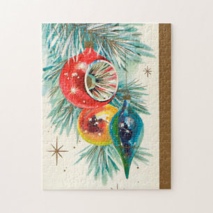 retro vintage Weihnachtsbirnen Feiertag