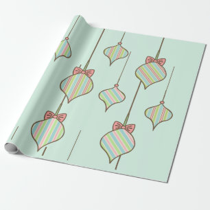 Retro-Vintage-Weihnachtsdekorationen Geschenkpapie Geschenkpapier