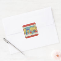 Retro Vintage Weihnachtsgrüße Antiker Winter
