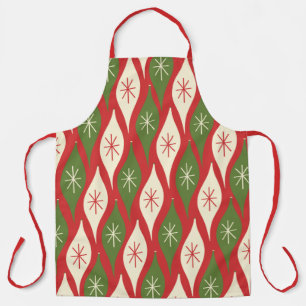 Retro Vintage Weihnachtsschmuck aus dem Mittelalte Schürze