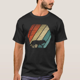 Retro Vintage Wolf und süßes Tier 2 T-Shirt
