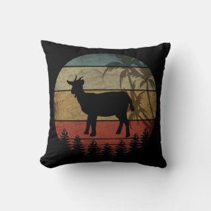 RETRO-VINTAGE-ZIEGE KISSEN