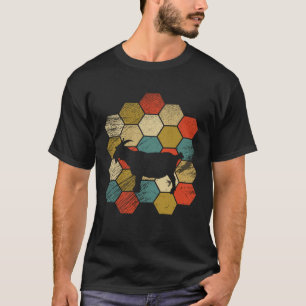 Retro-Vintage Ziege und süße Tier 7 T-Shirt