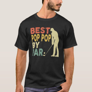Retro Vintager bester Pop Pop Par Golf Lover Gesch T-Shirt