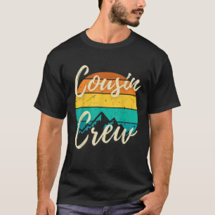 Retro Vintager Cousin Crew Sommermonate Bergzelte T-Shirt