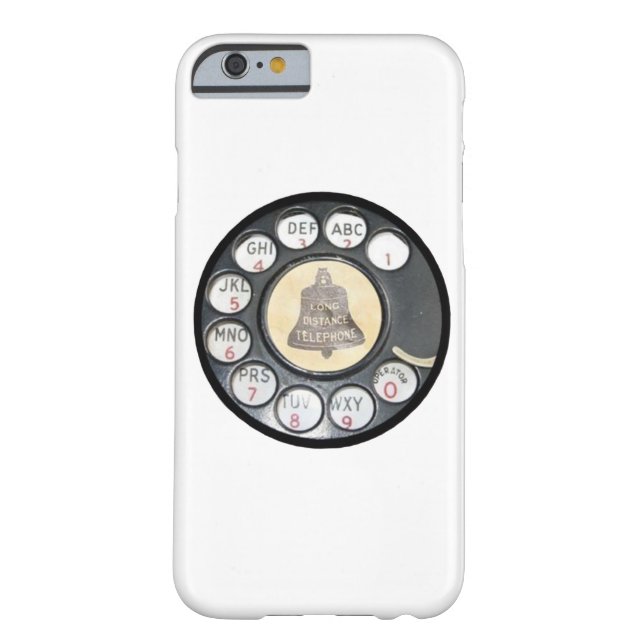 retro Vintager Drehskala-Telefontelefonkasten Case-Mate iPhone Hülle (Rückseite)