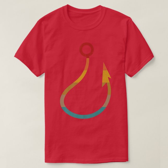 Retro Vintager Fischfang 2391  T-Shirt (Design vorne)