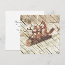 Retro Vintager Fun Fox Rafting Rodelbahn zum Schne