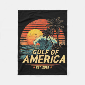 Retro Vintager Golf of US America 2025 American Fl Fleecedecke