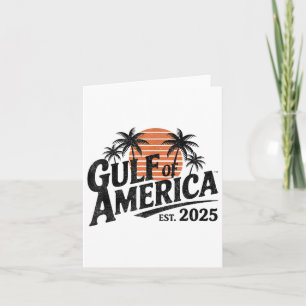 Retro Vintager Golf of US America 2025 American Fl Karte