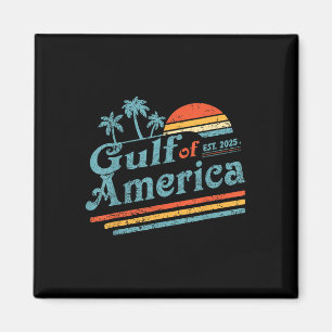 Retro Vintager Golf of US America 2025 American Fl Magnet
