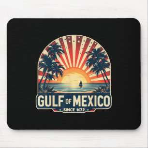 Retro Vintager Golf von Mexiko seit 1672 Mousepad