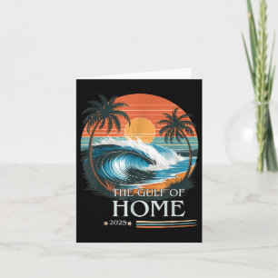 Retro Vintager Golf von Zuhause 2025 Apparel Ameri Karte