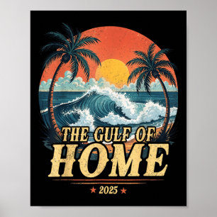 Retro Vintager Golf von Zuhause 2025 Apparel T-Shi Poster