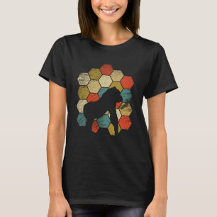 Retro Vintager Gorilla und süße Tier 4 T-Shirt